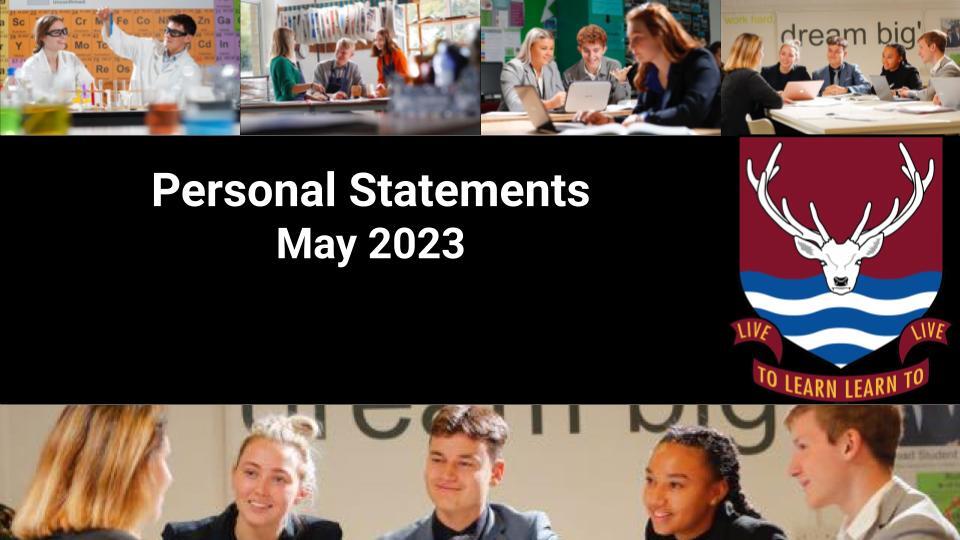 Personal statements may 2023