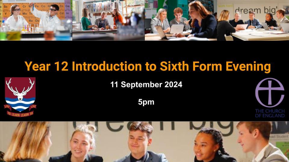 2024 intro to sixth form evening y12