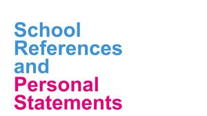 Personal statements 2026 entry