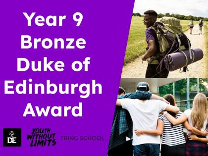2025 2026 Bronze DofE Award Parent Carer Student information meeting