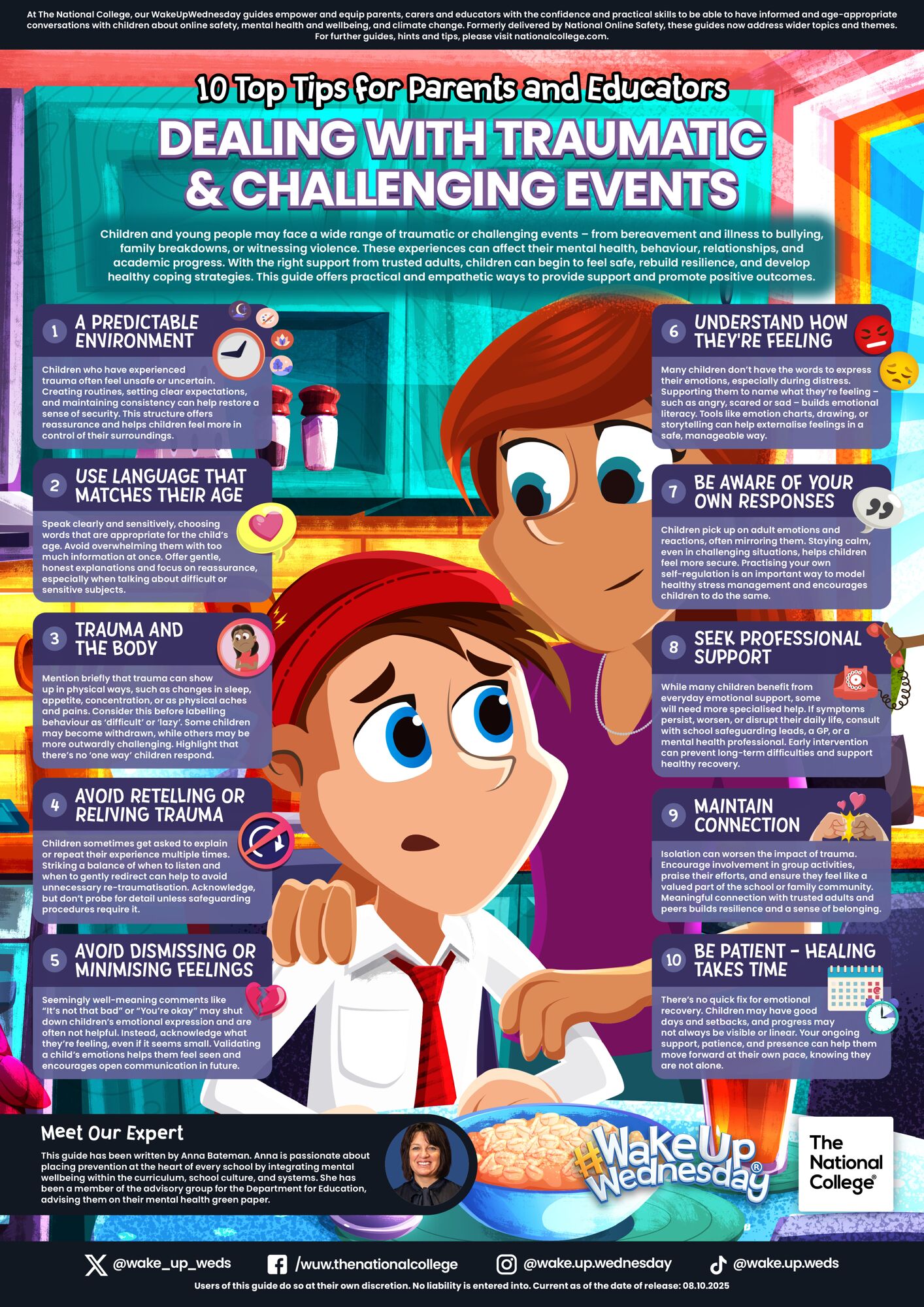 Dealing with traumatic and challenging events